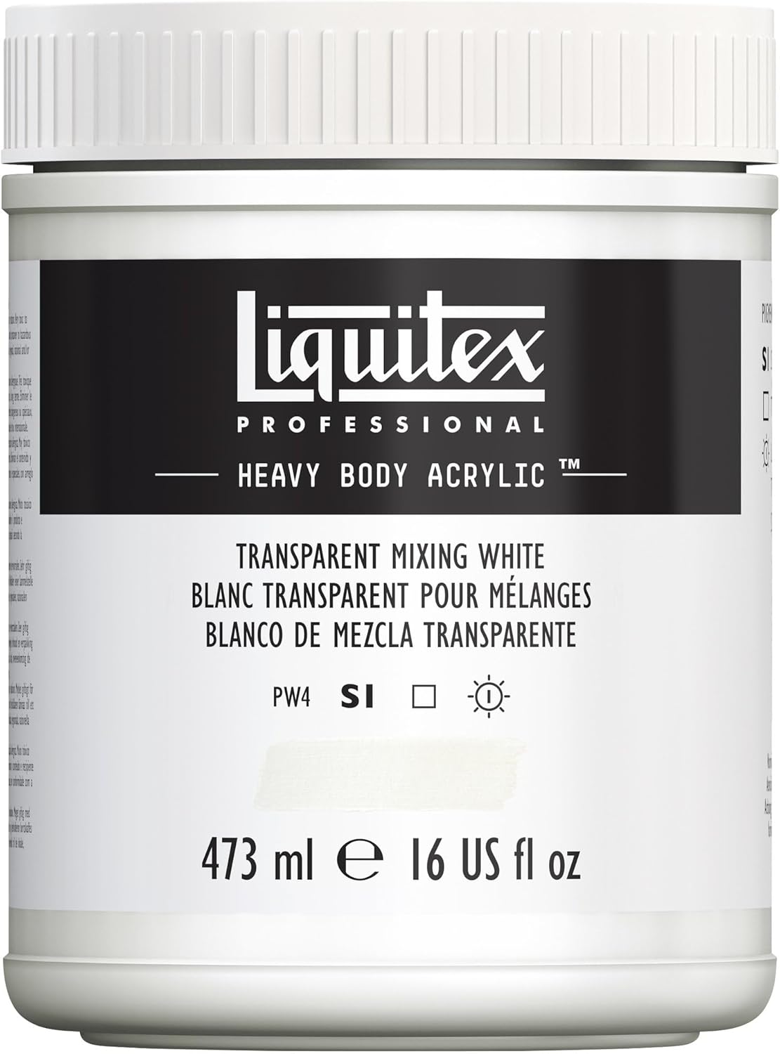 Liquitex Professional Heavy Body Acrylic Paint, 32-oz (946ml) Pot, Titanium White