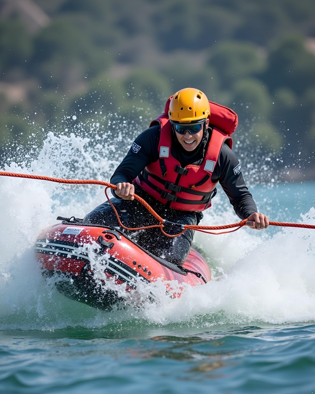 Climbing Rope, Waterproof Anti-Freezing Static Rope, Reflective, Floating, for Climbing, Arborist, Rappelling, Swing, Boating, Marine, Rafting and Caving