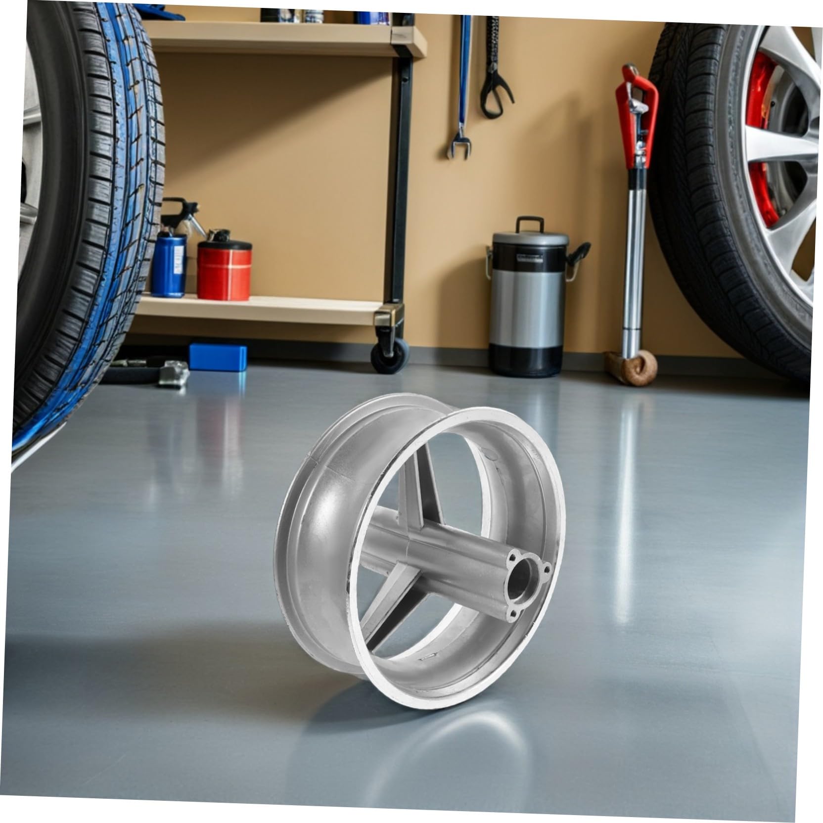 BESTYASH Jante Arrière en Aluminium pour Mini-moto 47cc et 49cc 110/50-6.5 Design Léger et Ajustement Précis pour Courses de Rue et Aventures de Compétition