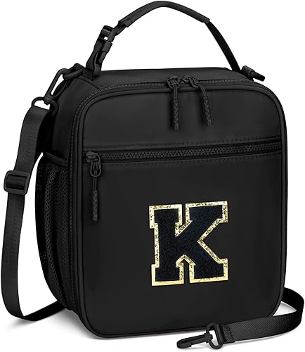 Miniatura 65 de Lonchera inicial aislada para niñas y niños, regalo para regreso a clases, bolsa de almuerzo reutilizable a prueba de fugas con correa ajustable