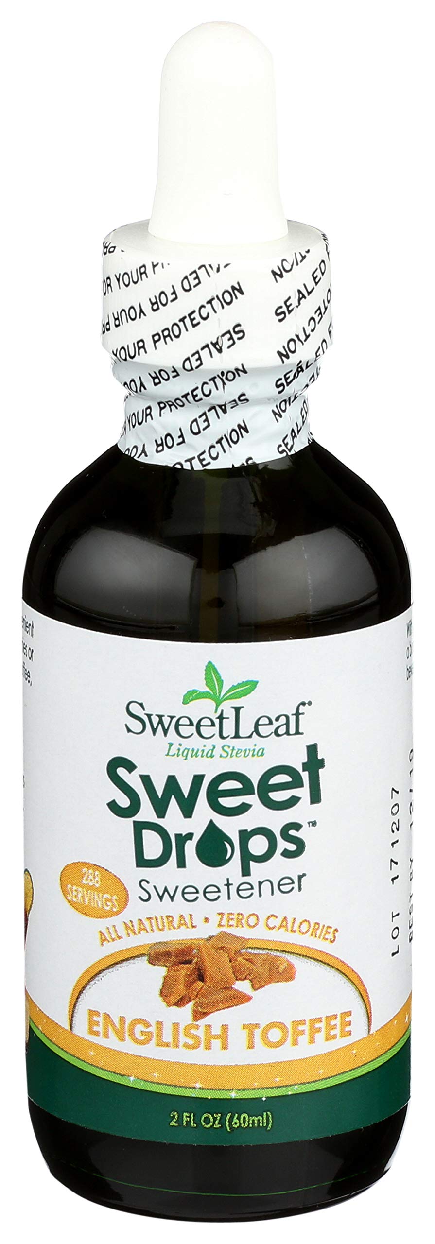 SweetLeaf Sweet Drops Liquid Stevia Sweetener, English Toffee, 2 Ounce