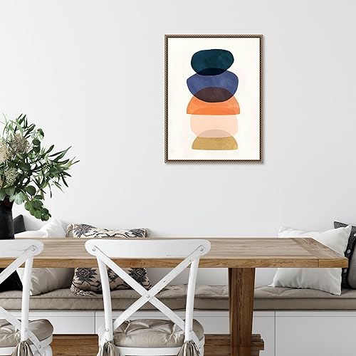 Miniatura 6 de Amanti Art Lienzo enmarcado para pared, 24 x 18 pulgadas, Mod Pods I de Victoria Borges, lienzo enmarcado para pared, obras de arte abstractas,