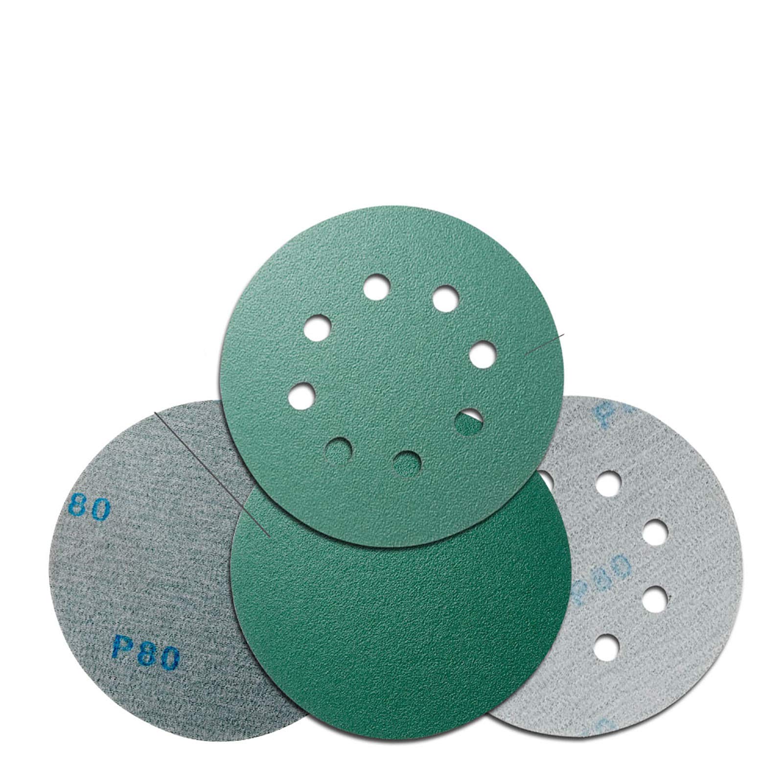 60 dischi abrasivi 0/8 fori, 125 mm, grana 400/1000/1500 12,7 cm, assortimento di carta abrasiva per levigatrice orbitale casuale