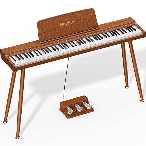 Rhymo 88-Key Weighted Digital Piano Stand product photo (Digital Pianos) — ScooterReviewPro review