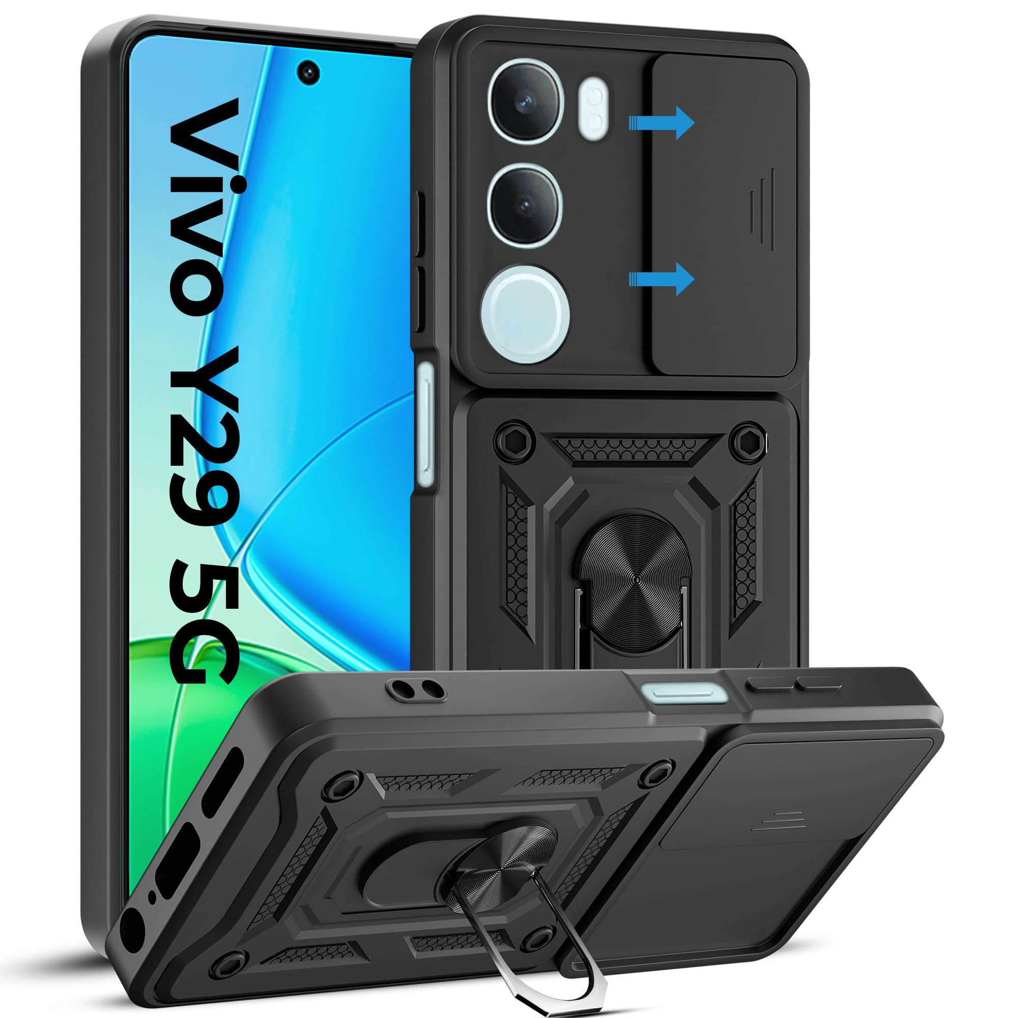 Vivo Y29 5G / Vivo Y19s 5G · Shield-Black
