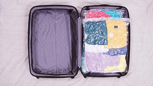 Miniatura 4 de PAC 'N STACK, Almacenamiento de sellado al vacío de mano con bolsas, fácil de usar, reutilizable, impermeable, inalámbrico, compacto y portátil,