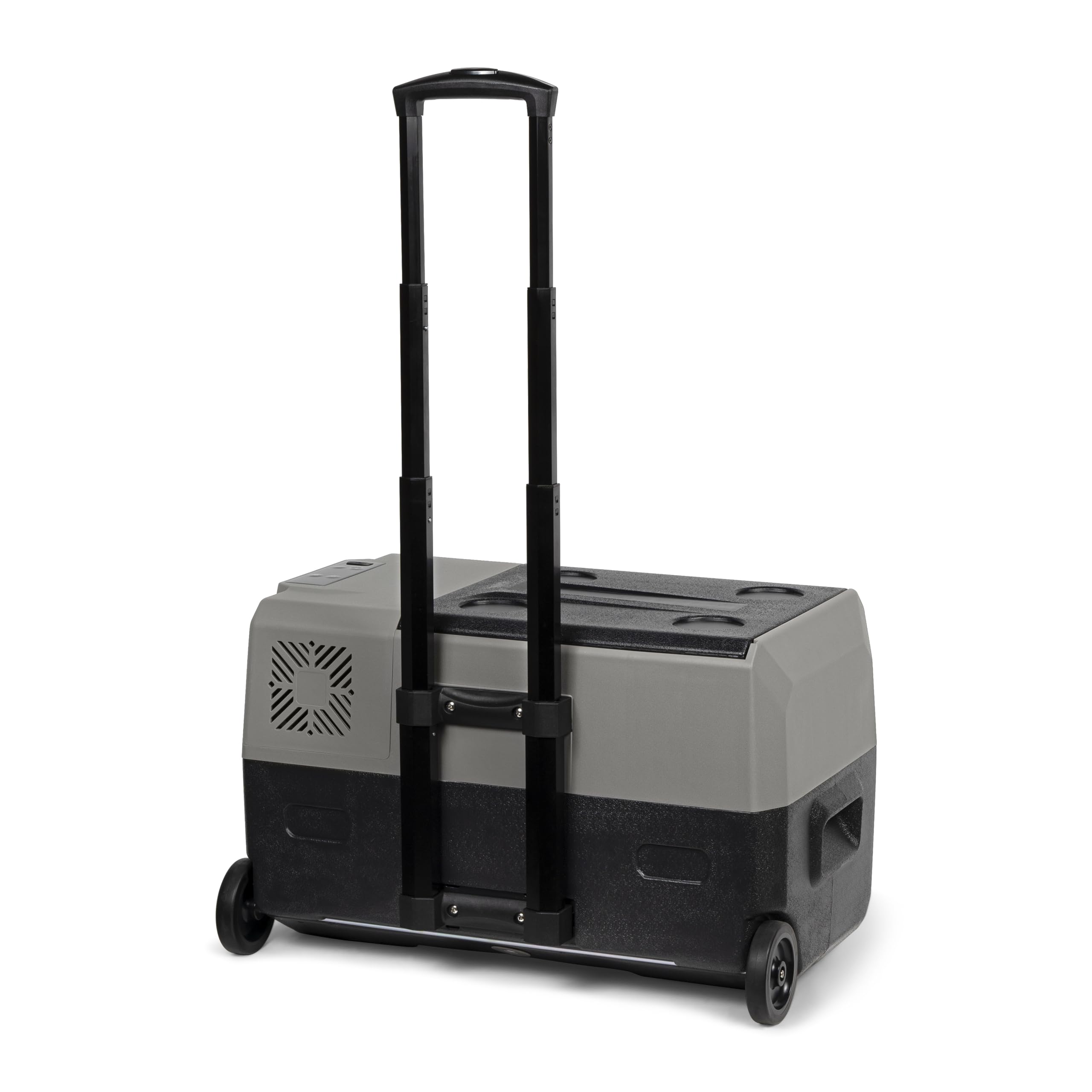 Steamy-E Single Zone 30 Roller, Frigorifero Elettrico a Compressore con Ruote, 12/24V DC e 100-240V AC, per Congelare e Raffreddare da -20℃ a +20℃, Ideale per il Campeggio, 28 Litri, Nero