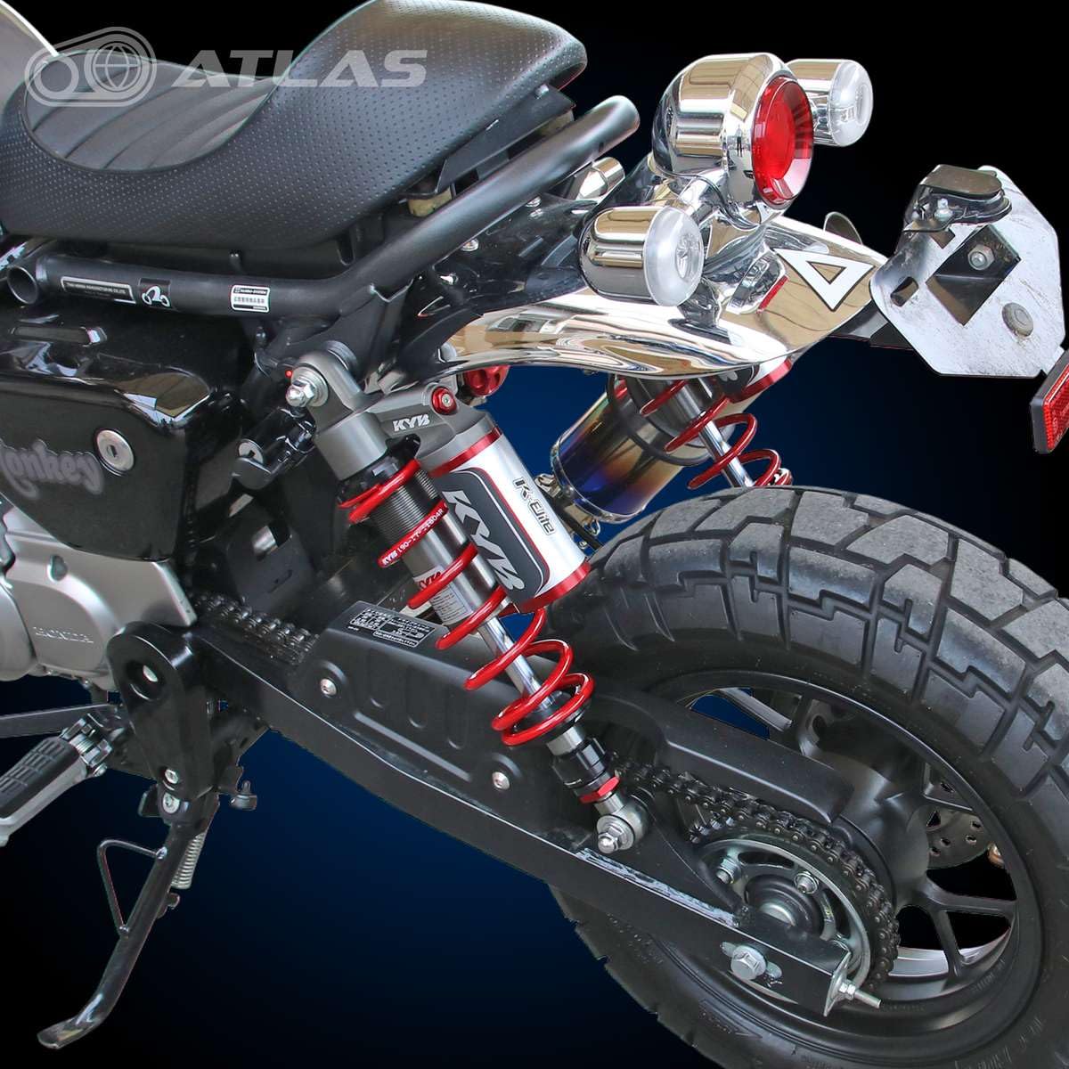 ホンダ モンキー アジャスタブルショック 69744 アジャスタブル 