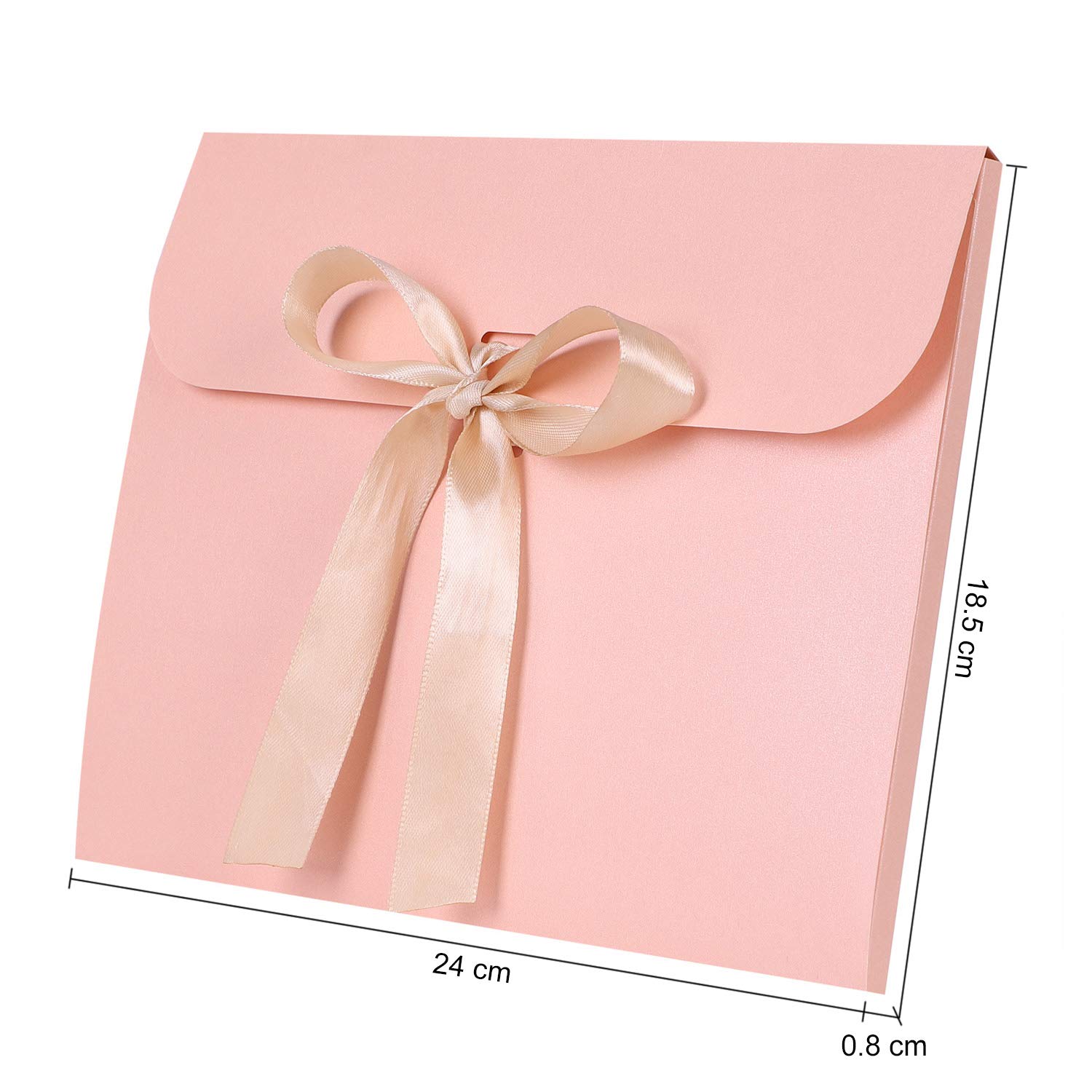 12 Fogli Carta Regalo Con Fiocco Rosa E Quadri – 6 Disegni Eleganti 50x70 Cm – Perfetta Per Compleanni, Matrimoni, Baby Shower E Festa Della Mamma - 4