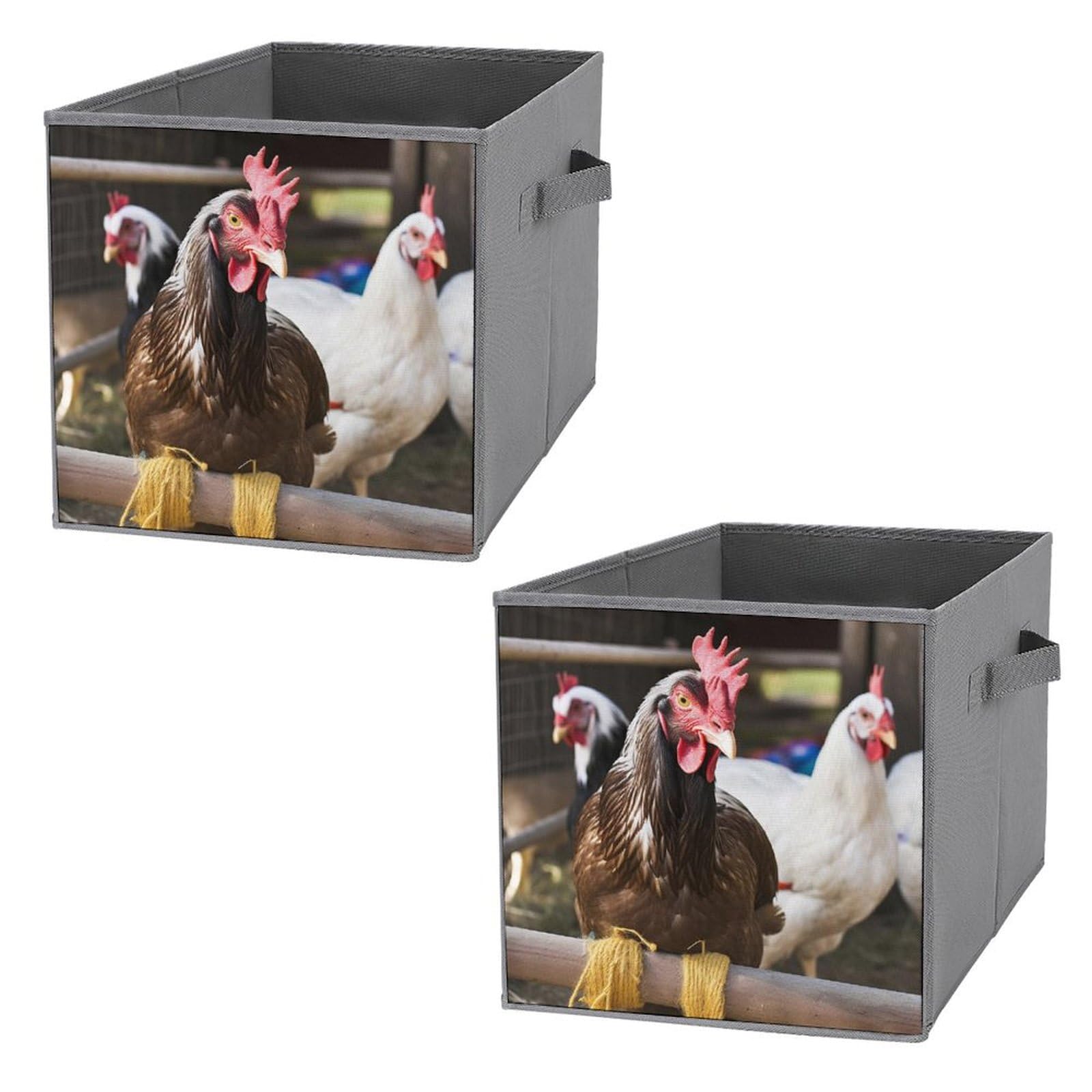 Boîtes de rangement pliables en tissu robuste au design soigné