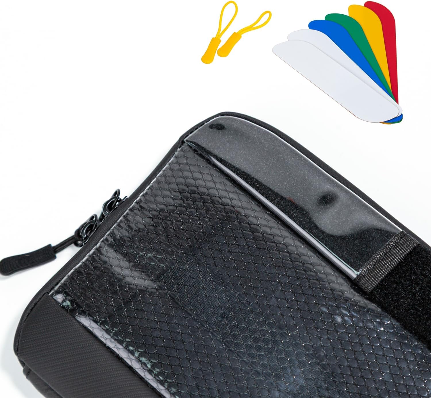 OPENMOON Translucent Storage Electronics & Camera Accessory Pouch - Cable Organizer Gear Accessories Pouch Travel Camera Essentials - M Thin Version