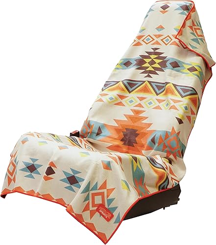 Sprints Toalla atlética para correr, tamaño completo, funda de asiento de automóvil, microfibra de rendimiento (Adobe Echo)