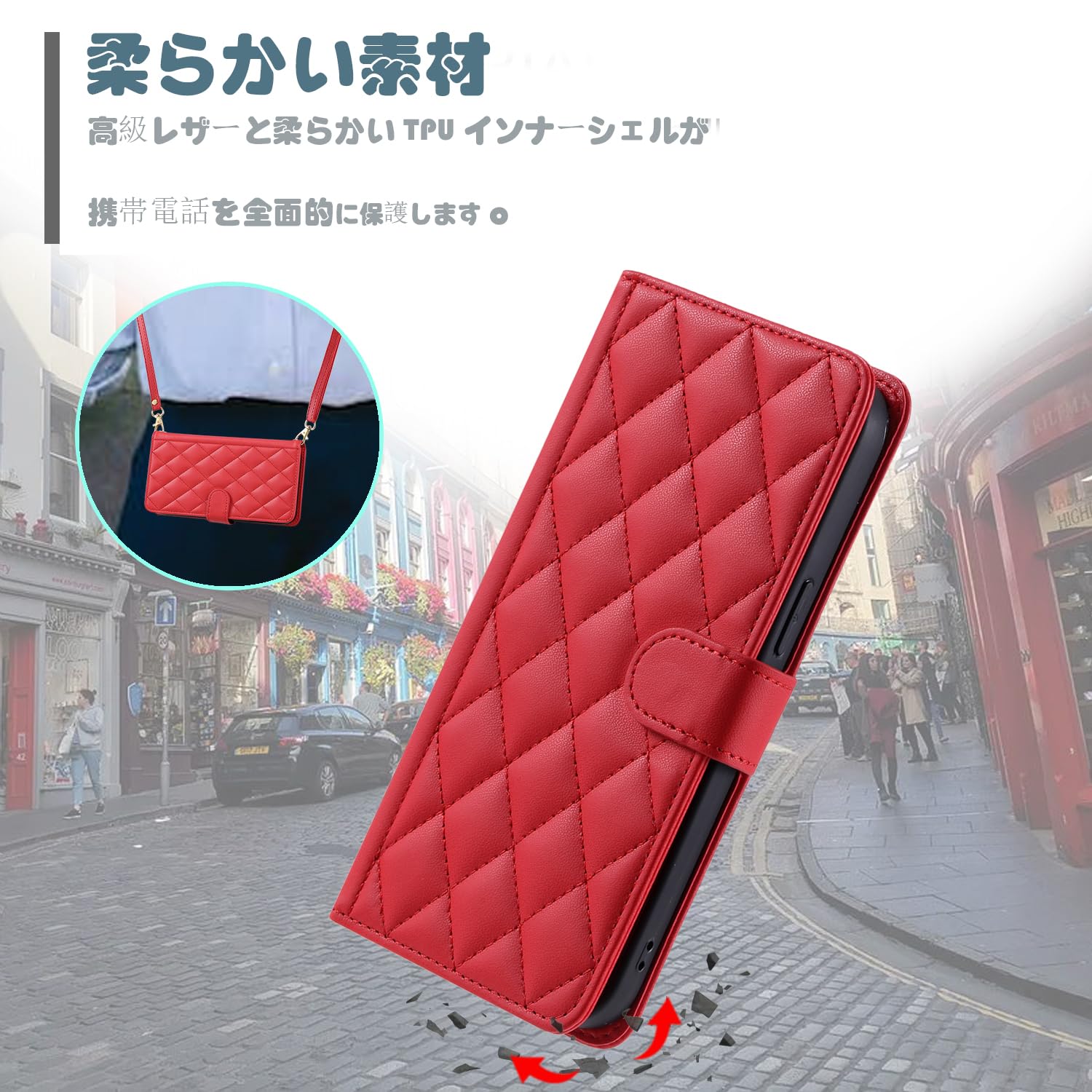 Amazon.co.jp: Mldjomid 向け iPhone 12/iPhone 12 Pro ケース 手帳型