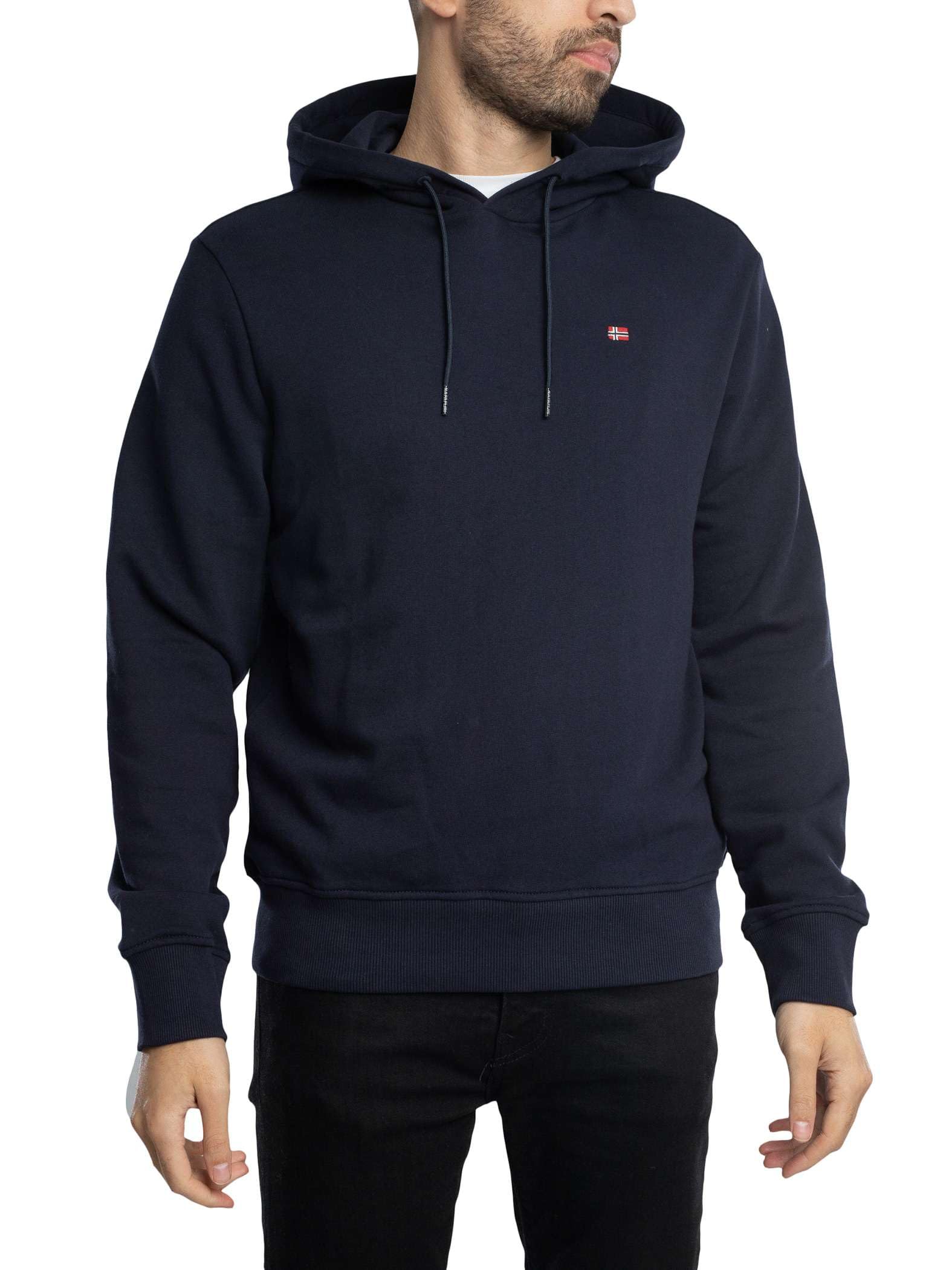 Napapijri Men's Blue Marine Balis Summer Hoodie - L