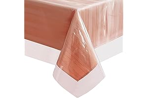 Fixwal Vinyl Clear Table Cover