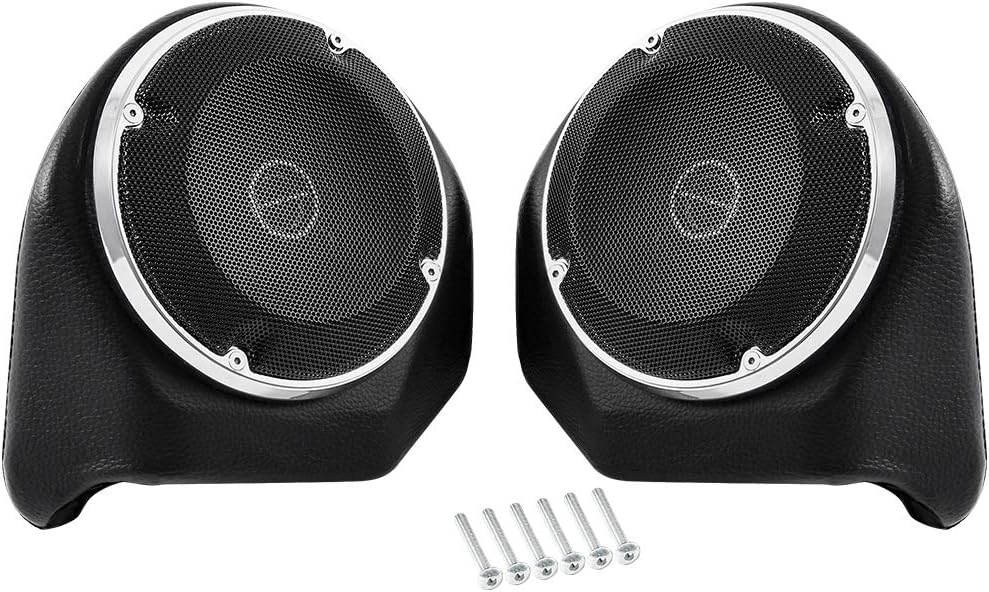 King Tour Trunk Rear Speaker Kit Fit for Harley Davidson Touring FLHT FLHX FLHXS FLTRX and FLTRXS 2014-later