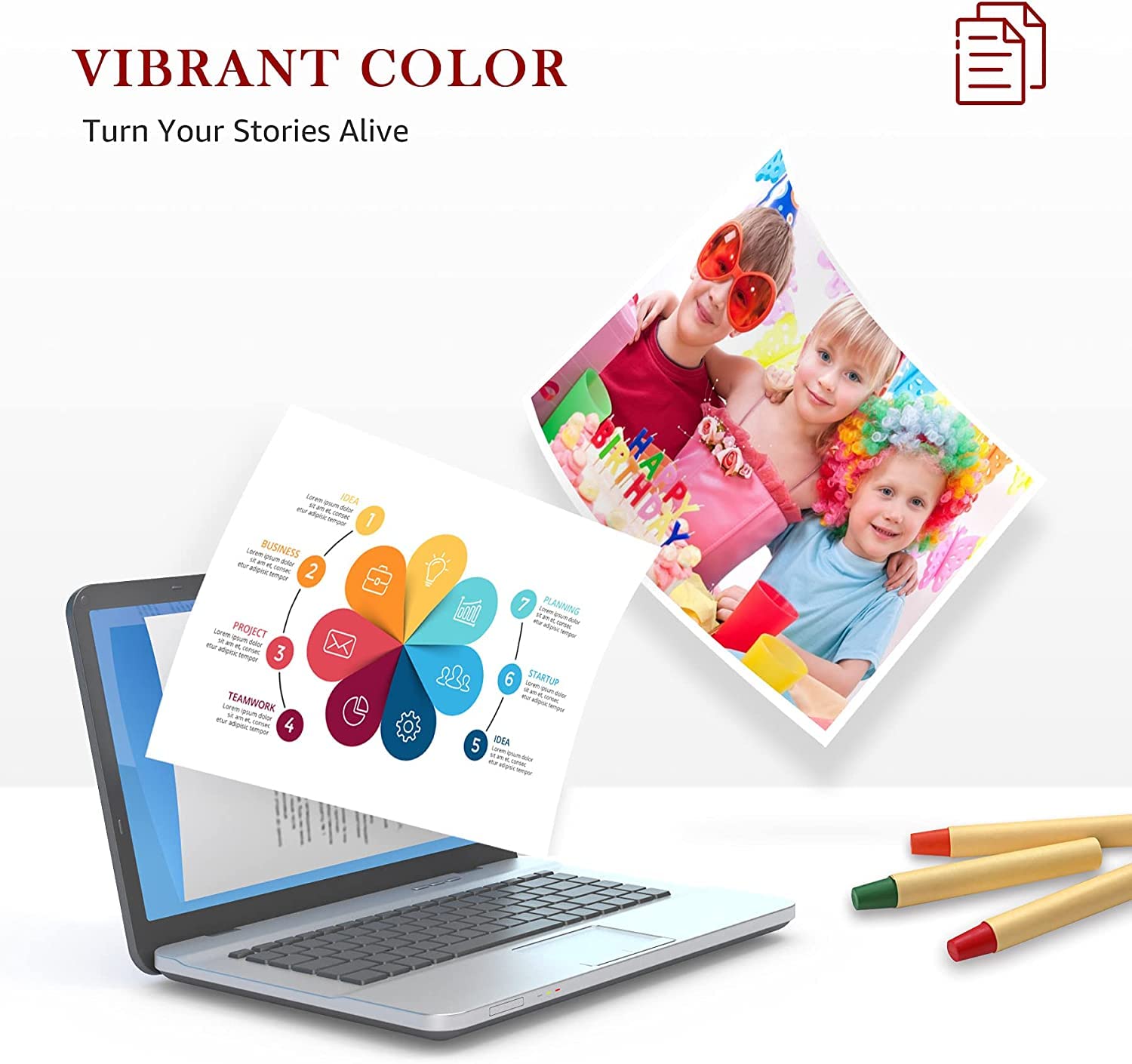 Toner Kingdom T1295 Multipack Cartucce Compatibili per Epson T1291 T1292 T1293 T1294 Compatibili per Epson Stylus SX235W SX525WD SX420W Stylus Office BX305F WF-3520 (6Nero 3Ciano 3Magenta 3Giallo)