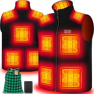 Upgraded Heated Vest For Men With Battery Pack Included, Warm Rechargeable Polar Fleece Mens Heated Vest S-3XL - Amazon product rated Grade A