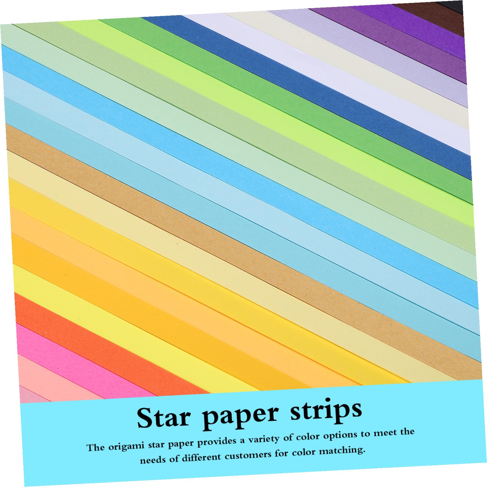 Strisce di Carta per Stelle Origami 540 Fogli con Barattolo