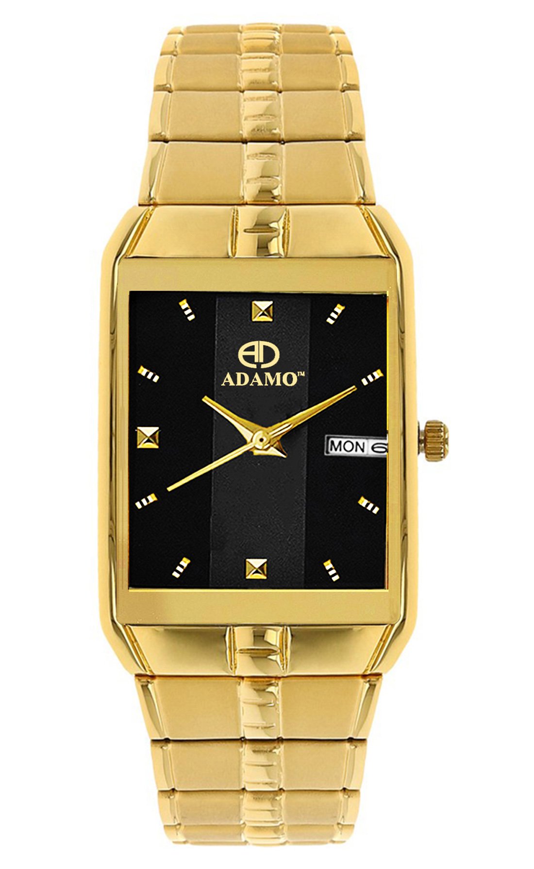 ADAMO Legacy Black Dial Day & Date Mens & Boys Watch 9151YM02 (B076T4D5GR) Amazon Price History, Amazon Price Tracker