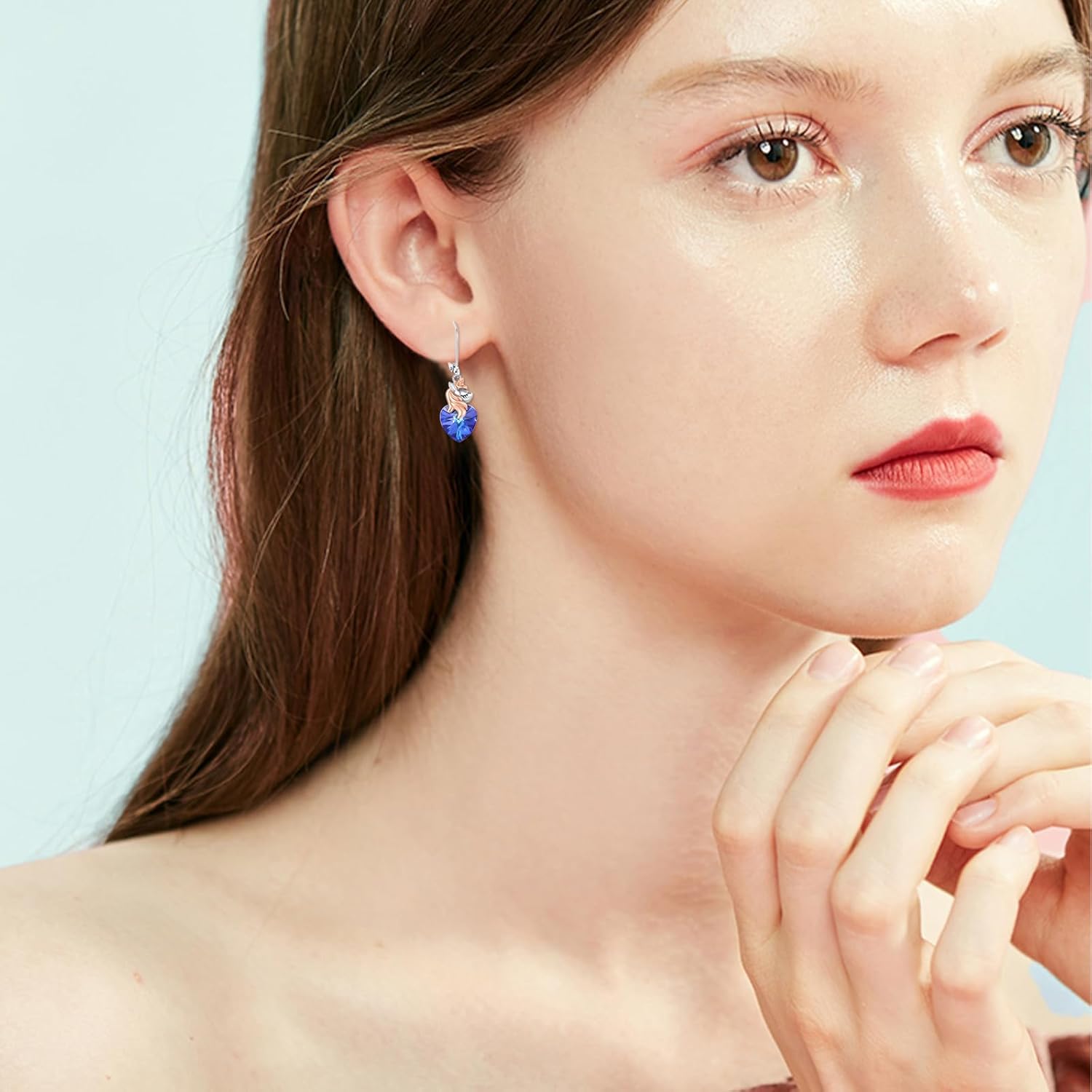 Phoenix/Mermaid Tail/Sloth/Unicorn Drop Dangle Earrings for Women 925 Sterling Silver Animal Earrings Christmas Jewelry Gifts for Women