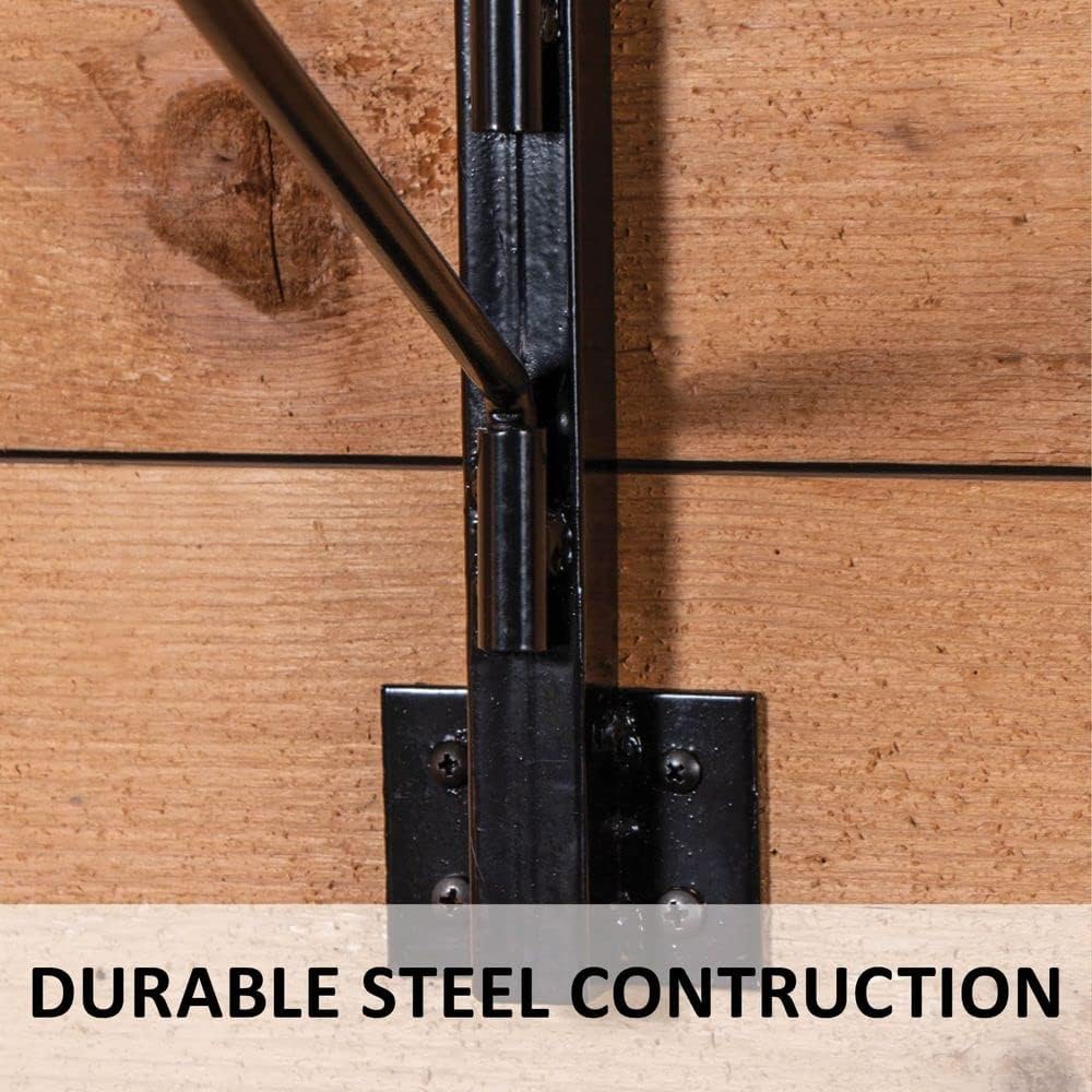 EASY-UP 5 Arm Vertical Pad Rack | Space Saving Design | Durable Steel Construction | Arm Swivel for Drying Pads | Accommodates Various Pad Types | 5 Year Warranty