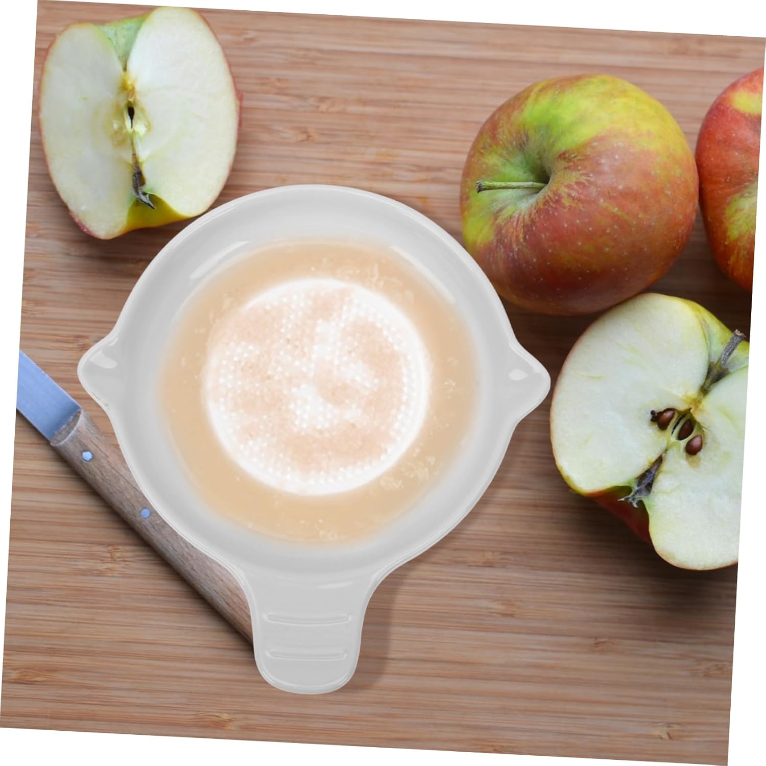 Ceramic Grinding Plate for Baby Food Fruits and Vegetables Masher Baby Complementary Food Maker Easy to Clean Dishwasher Safe