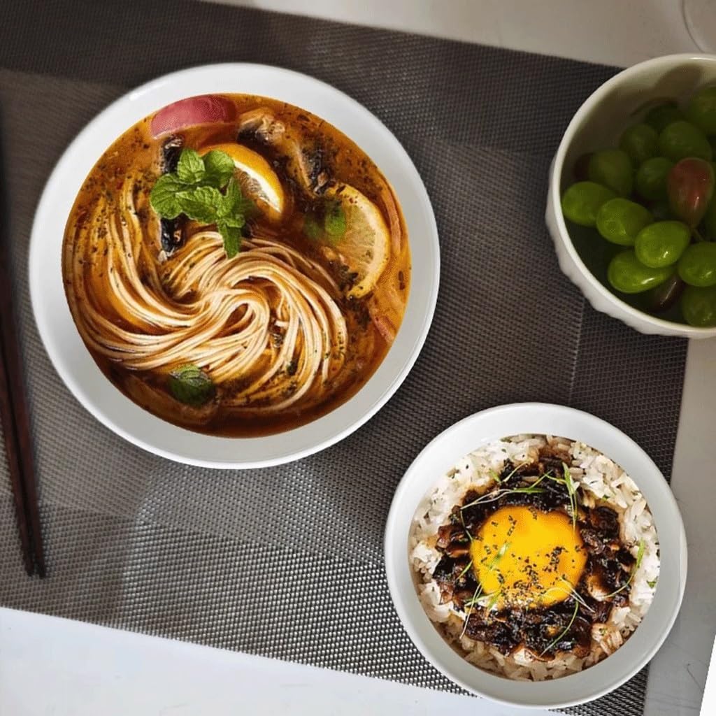 Soup Bowls Household Rice Bowl Simple Ceramic Tableware Rice Bowl Soup Bowl Noodle Bowl Bowls For Kitchen