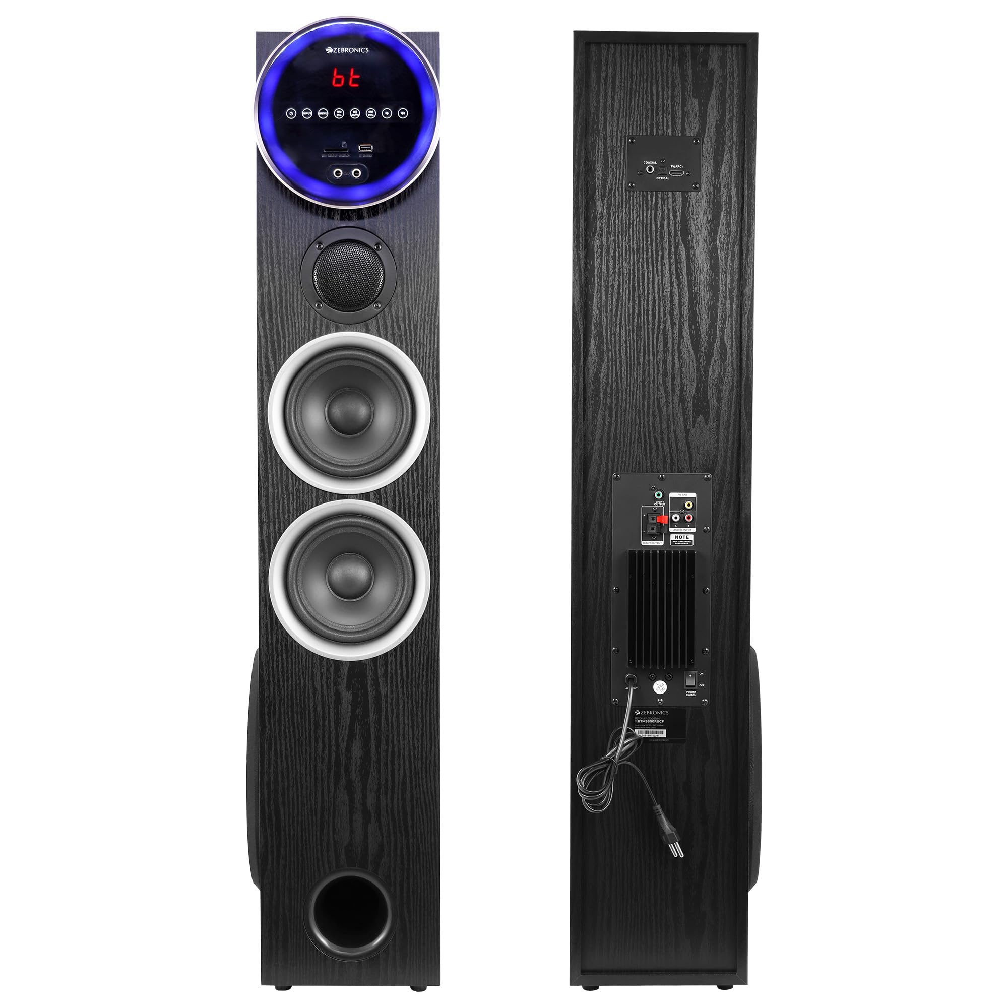 Wireless Mic Zebronics Tower Home Theatre Zebronics BT505RUCF