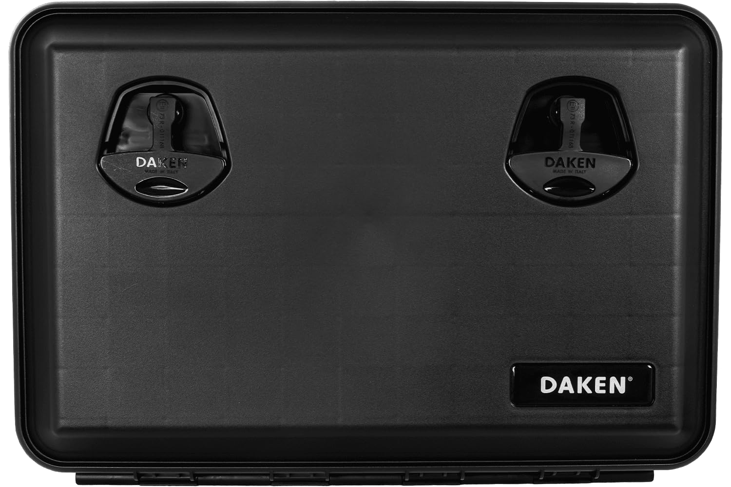 DAKEN JUST 81104 Werkzeugkasten 70l Staukasten 600x415x460 mm für LKW und Anhänger Unterflurbox inkl. Montagehalterungen 200 kg Belastbarkeit 2 Schlösser wasserdicht und staubgeschützt