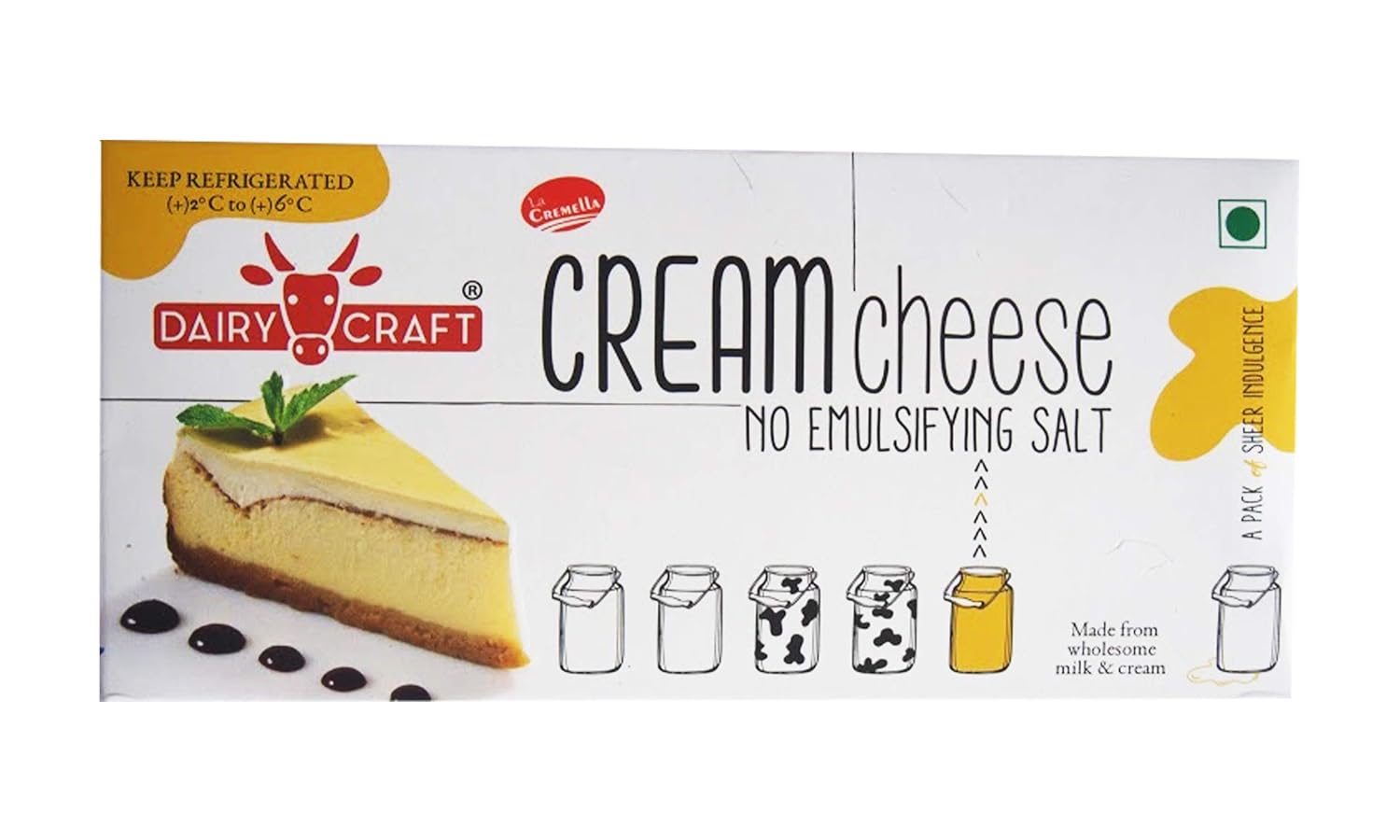 Dairy Craft La Cremella Cream Cheese, 1 Kg Amazon.in Grocery