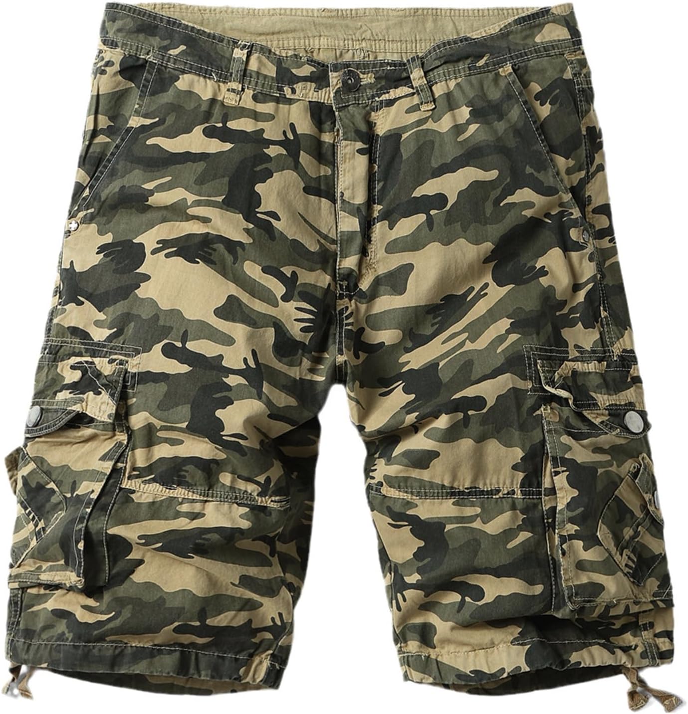 Emmiol Pantaloncini Al Ginocchio Uomo Pantaloni Yoga Uomo - Main Image