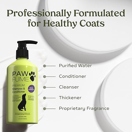 Miniatura 6 de Pawfume Champú y acondicionador para perros, champú hipoalergénico para perros malolientes, los mejores champús y acondicionadores para perros,