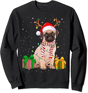 pug christmas sweaters