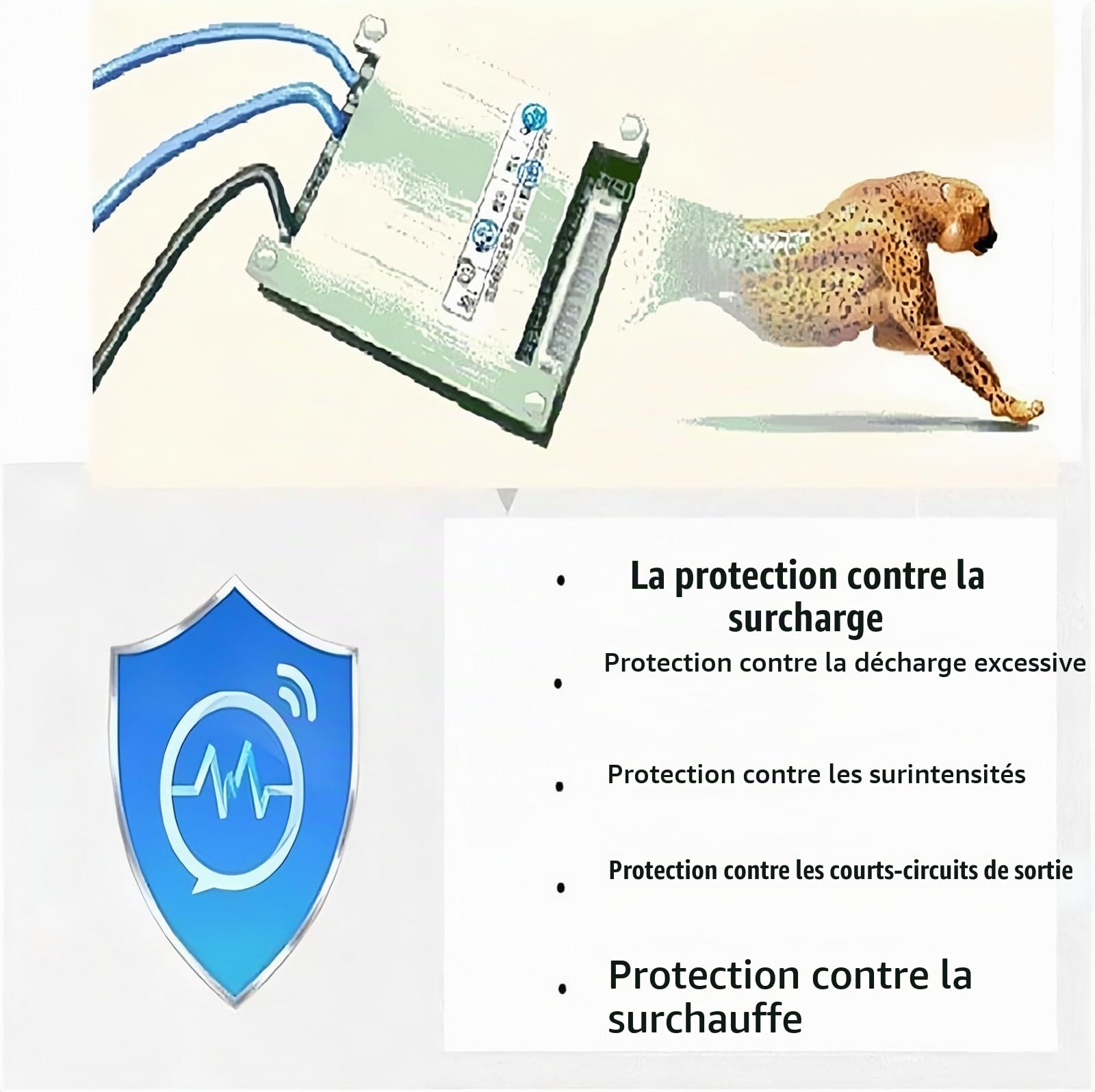 Batterie Lithium-ION 48V 42Ah pour Vélos Électriques, avec Protection BMS Intégrée, Compatible avec Les Moteurs De Vélos Électriques De 1500W À 200W Et Chargeur Inclus