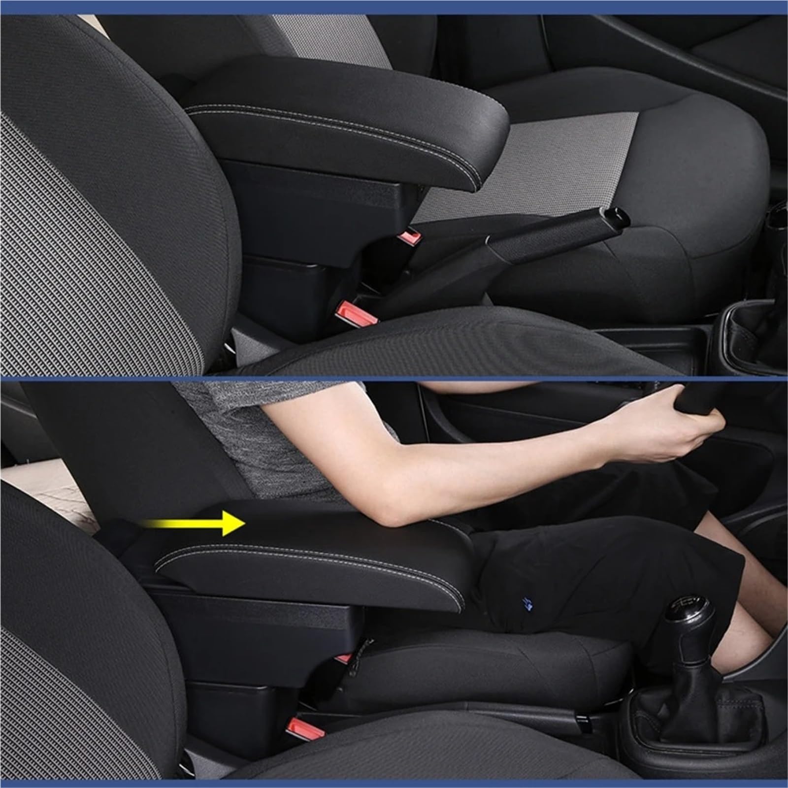 Accoudoir Central Accoudoir Pour Toyota IST Boîte Rangement Pour Console Centrale Voiture Accessoires Modification Avec Porte-gobelet Port USB