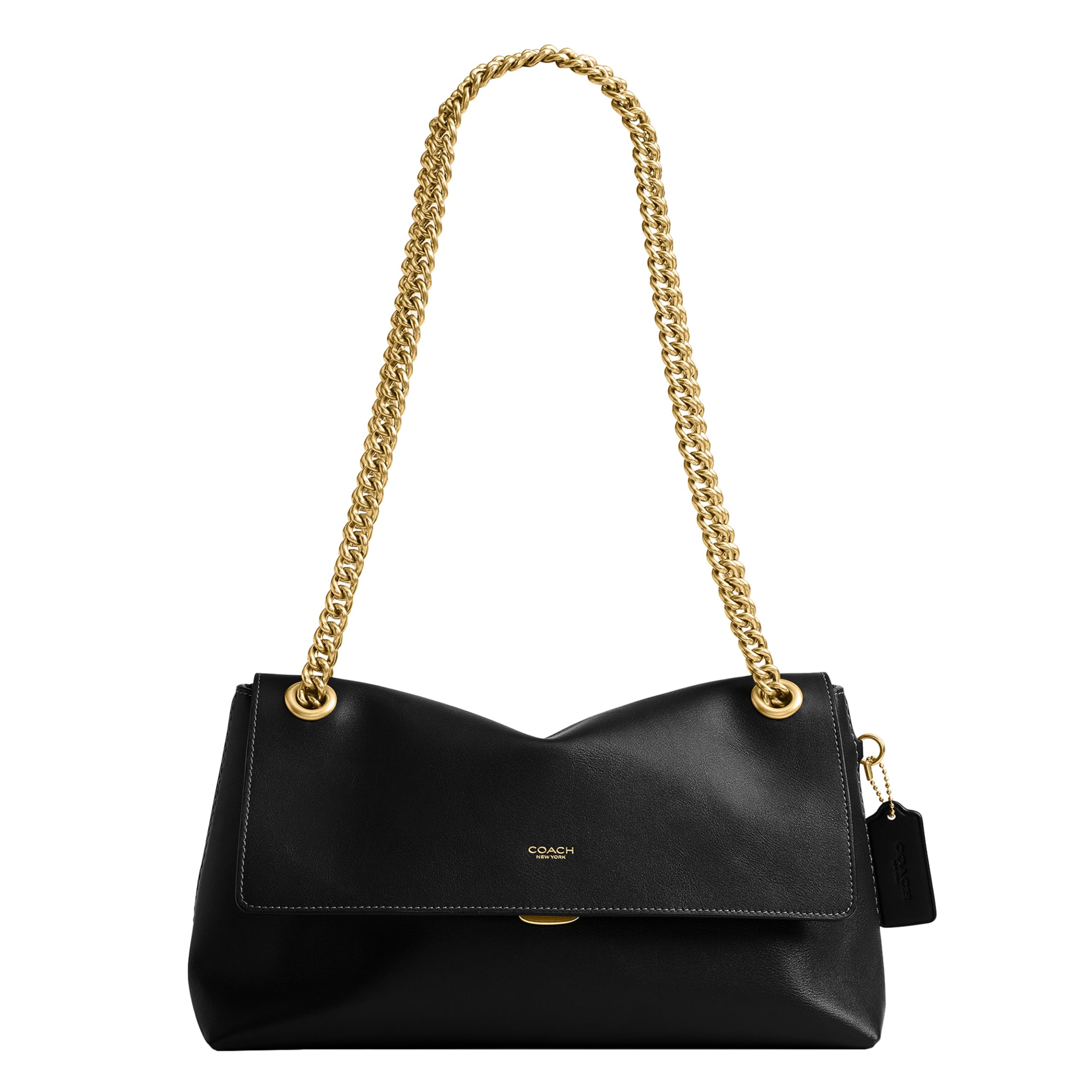 COACH Womens Natural Grain Leather Chelsea Shoulder Bag