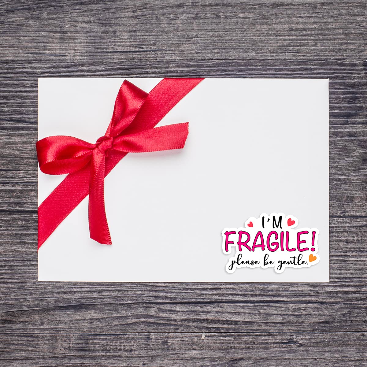Wailozco I’m Fragile Please Be Gentle Stickers,Thank You Stickers,Handmade Stickers,Small Shop Stickers,Envelopes Stickers for Small Business, Online Retailers,Handmade Goods,500 Labels Per Roll
