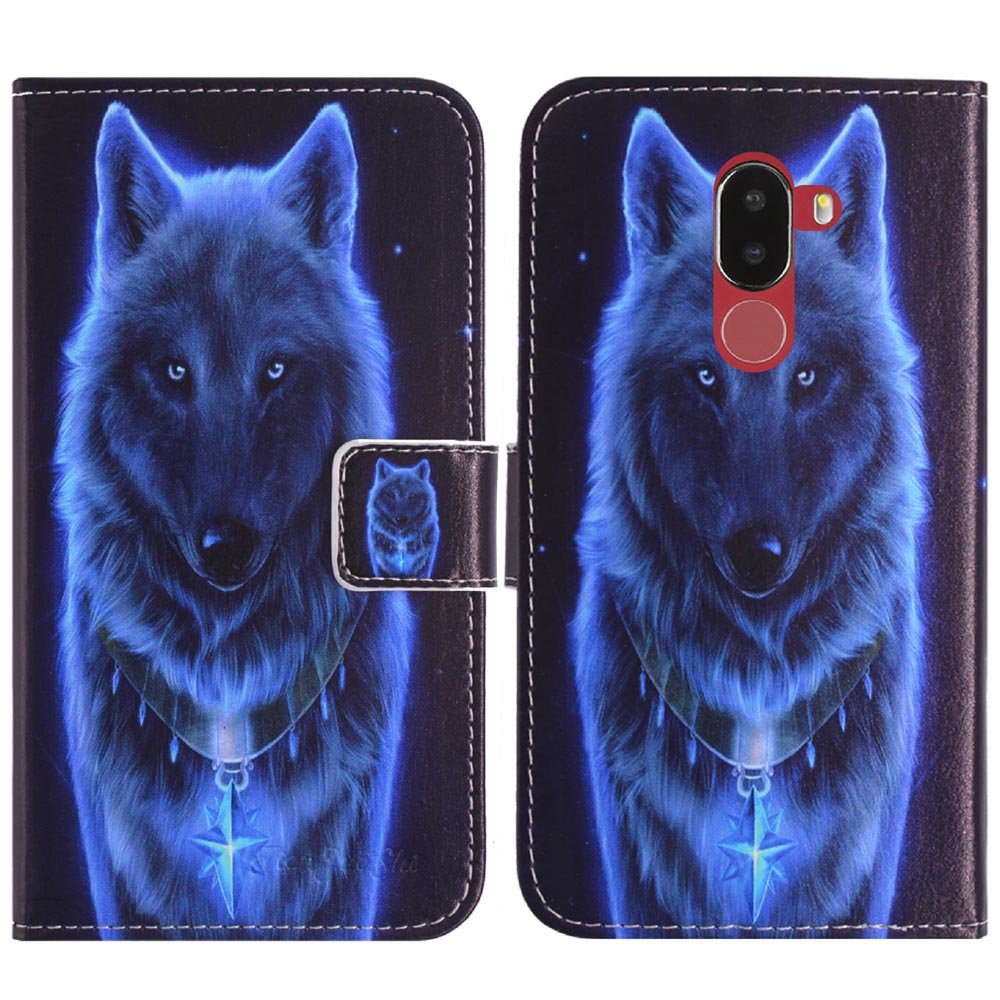 TienJueShi Lupo Stand Portafoglio TPU Silicone in Pelle Cellulare Caso per A1 Alpha 20 6.22 inch Case Copertina Custodia Protettiva Cover