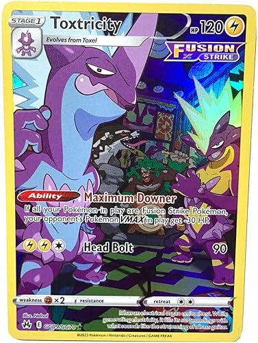 Pokemon - Toxtricity GG09GG70 - Crown Zenith - Galarian Gallery - Holo Rare Card