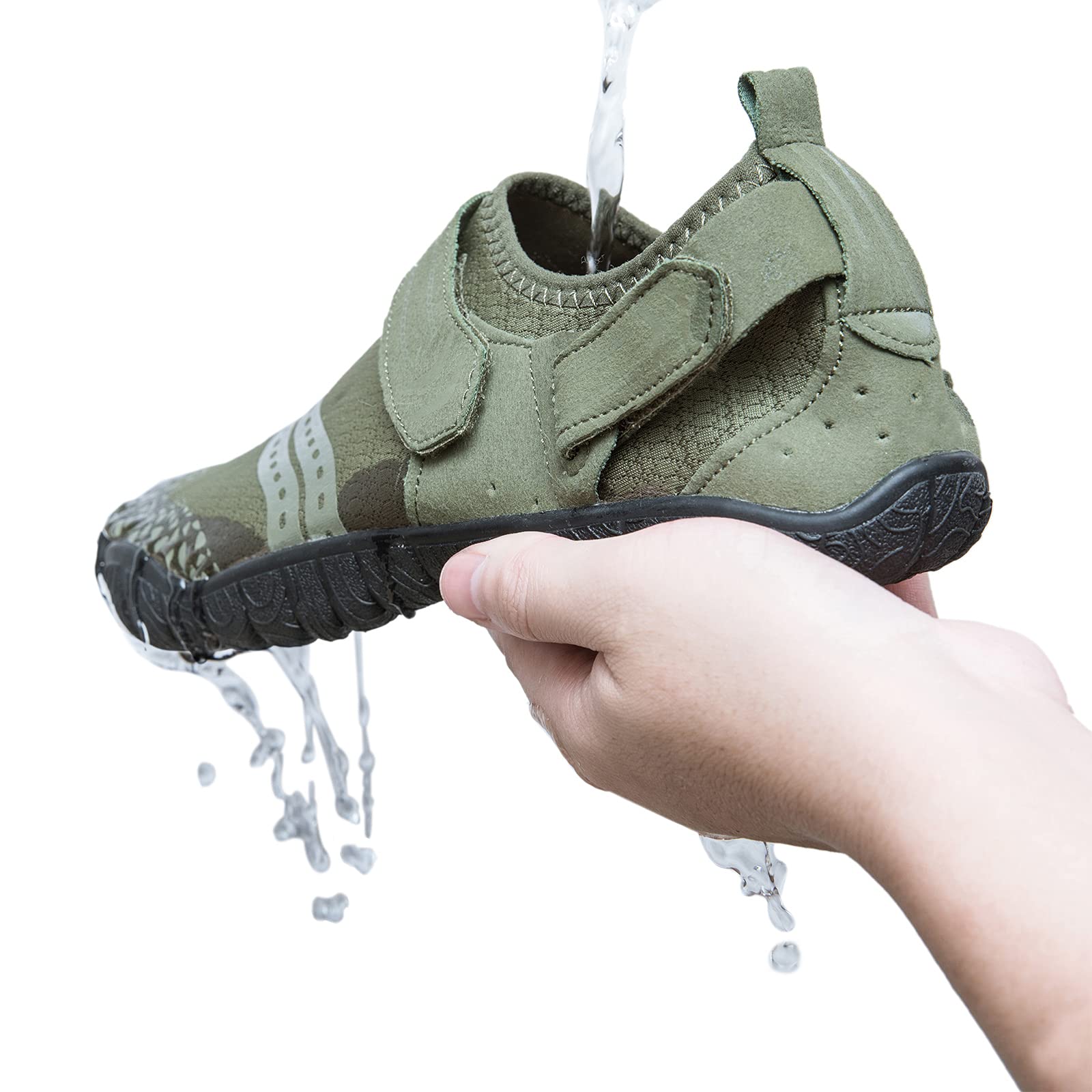 WOTTE Zapatos acuáticos para hombre, de secado rápido, ligeros, transpirables, para paseos en bote de playa, pesca, yoga, buceo, esnórquel, surf, tallas 40-50