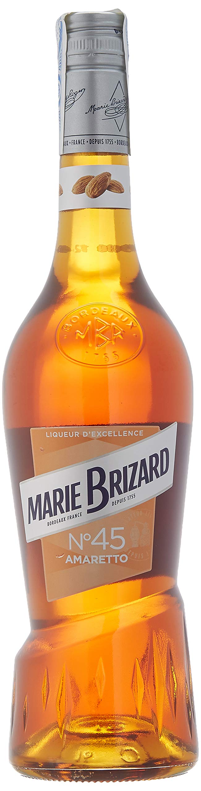 Marie Brizard Licor Amaretto - 3 botellas x 700 ml - Total: 2100 ml