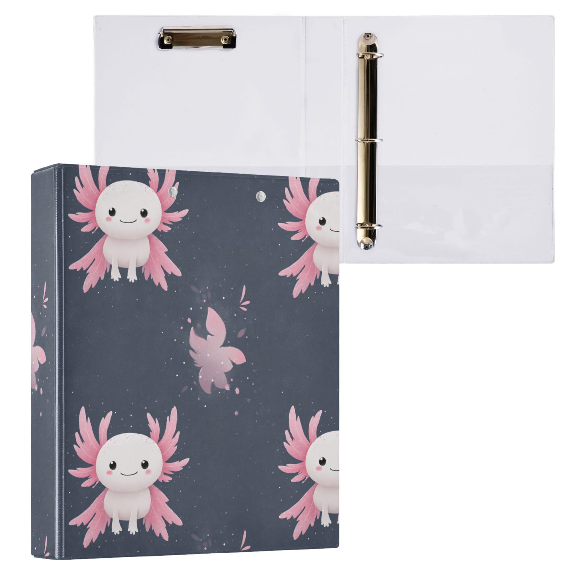 Raccoglitore a 3 anelli da 3,8 cm con tasche, confezione da 1/2 raccoglitori universitari per studenti, 200 fogli