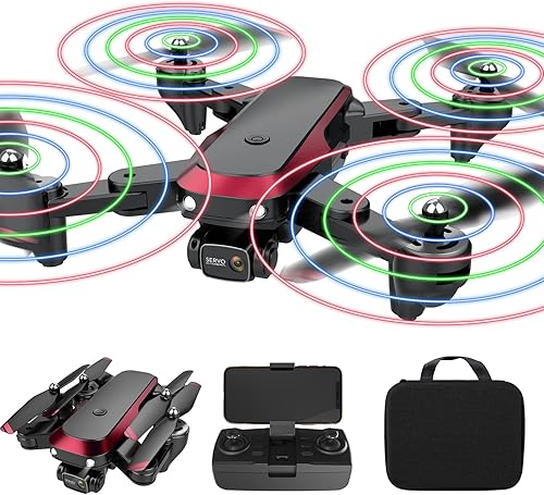 TizzyToy Drone with Camera 4K Drones for adults WiFi FPV RC Quadcopter with Gesture Control 3D FlipFoldable Mini Drones Toys Gifts for Kids