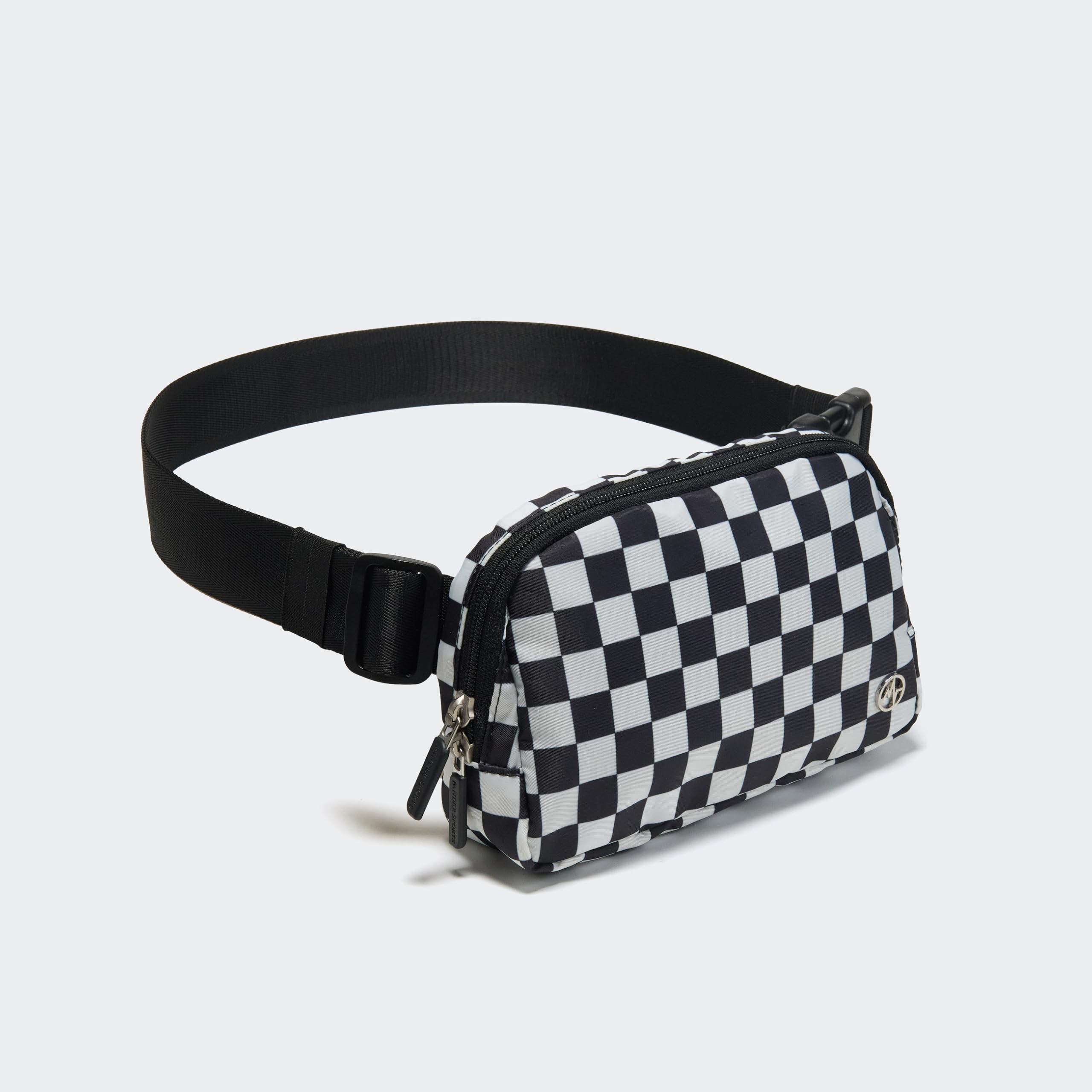 Pander Nylon Fanny Pack for Women, Two-Way Zipper Crossbody Bag view 3