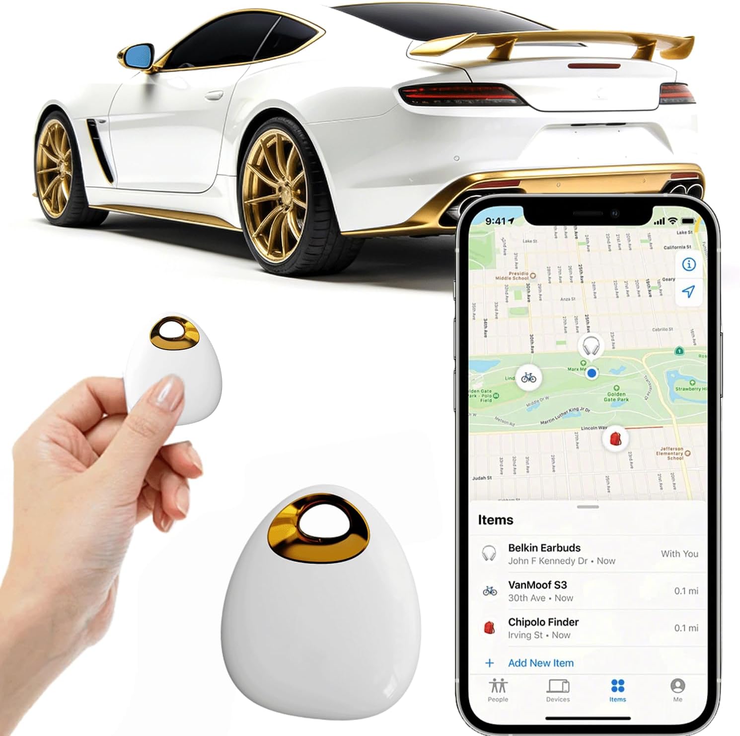 GPS Tracker for Vehicles,Real-Time Tracking,No Monthly Fee No Subscription,Mini GPS Tracker Device