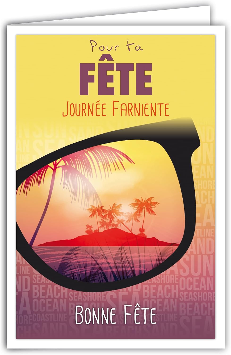 Afie Geburtstagskarte Mit Auto-Rennwagen Design – Format 17 X 11,5 Cm (geschlossen), Mit Umschlag – Hergestellt In Frankreich Auf Nachhaltigem Papier