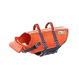 Outward Hound Granby Splash Orange Dog Life Jacket, Large Orange Large (Chest Girth: 28'-32')