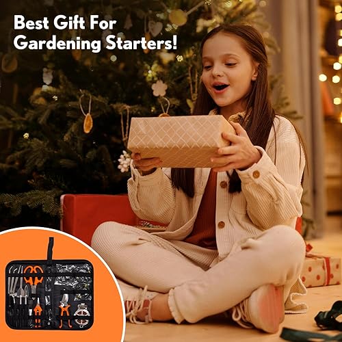 Miniatura 2 de Kit de herramientas para bonsái, juego de 20 herramientas de jardín para principiantes, regalo de jardinería para mujeres y hombres, incluye kit de
