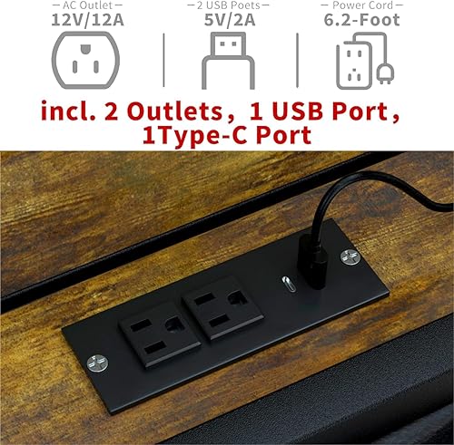 Miniatura 10 de GAZHOME Base de cama individual con 4 cajones de almacenamiento y estación de carga, cabecera de almacenamiento de plataforma tapizada individual,